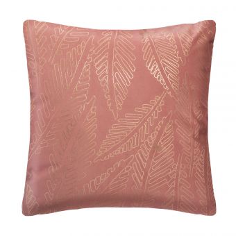 COUSSIN TROPICALE  ROSE 40X40CM